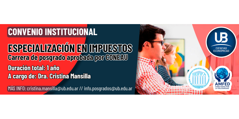 ESPECIALIZACIÓN  EN IMPUESTOS