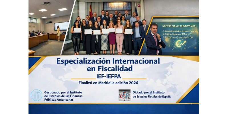Finalizó en Madrid la Especialización dictada por el IEF