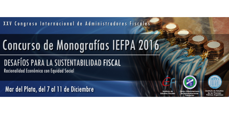 Concurso de Monografías IEFPA  2016
