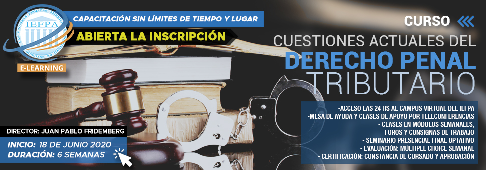 CUESTIONES ACTUALES DE DERECHO PENAL TRIBUTARIO 2020